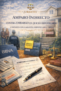 AMPARO INDIRECTO CONTRA EMBARGO EN JUICIO HIPOTECARIO (CRÉDITO CON GARANTÍA HIPOTECARIA – BBVA)
