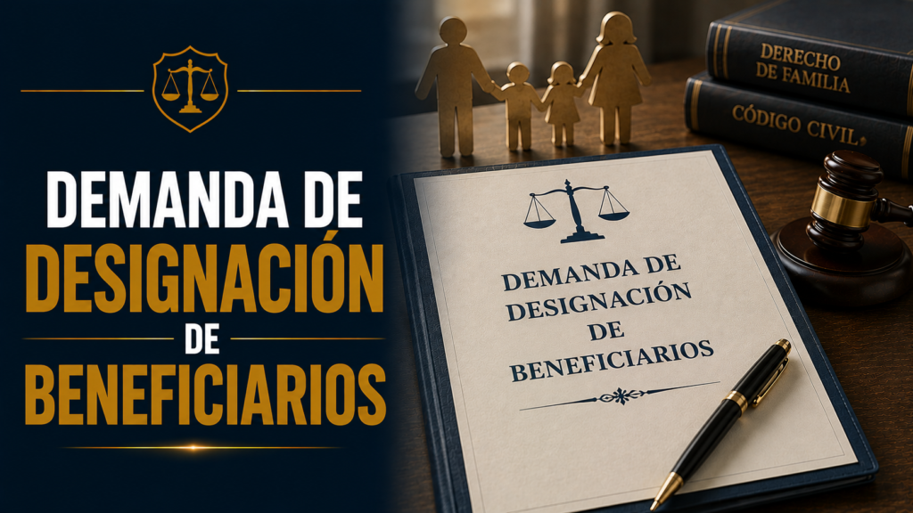 DEMANDA DE DESIGNACIÓN DE BENEFICIARIOS