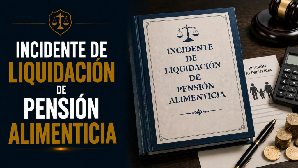 INCIDENTE DE LIQUIDACIÓN DE PENSIÓN ALIMENTICIA