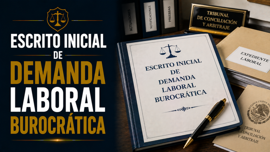 ESCRITO INICIAL DE DEMANDA LABORAL BUROCRÁTICA