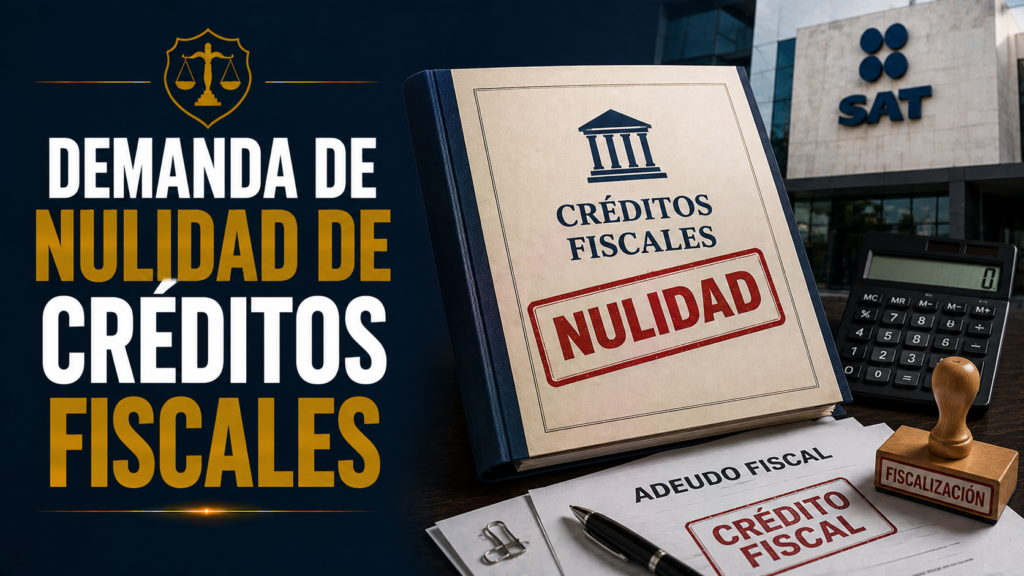 DEMANDA DE NULIDAD DE CRÉDITOS FISCALES