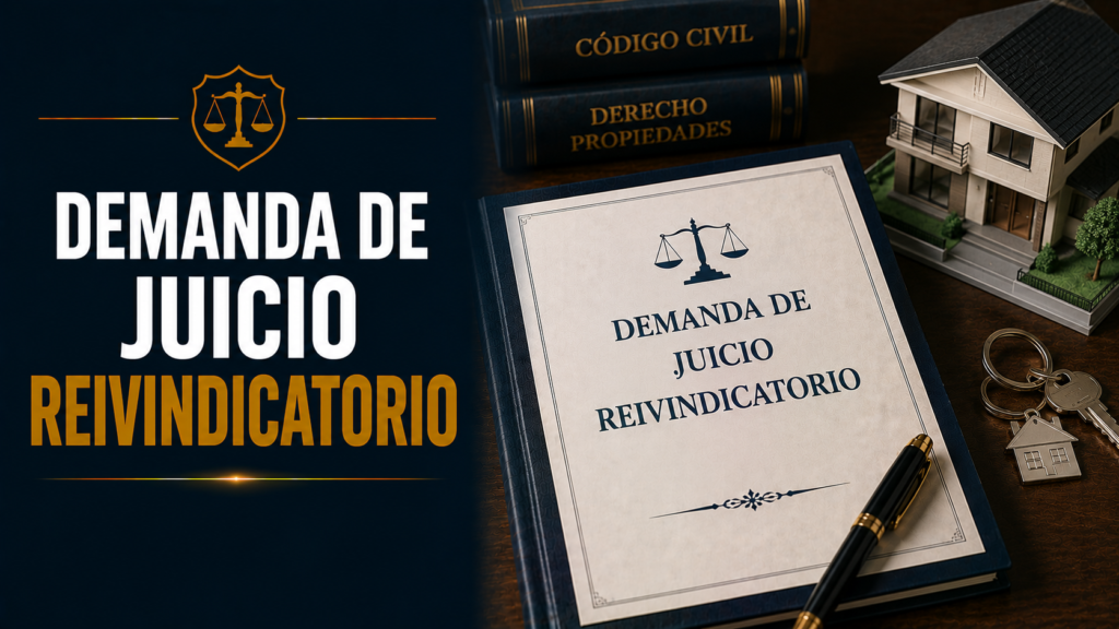 DEMANDA DE JUICIO REIVINDICATORIO