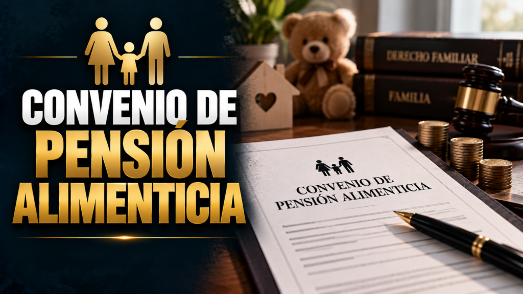 CONVENIO DE PENSIÓN ALIMENTICIA