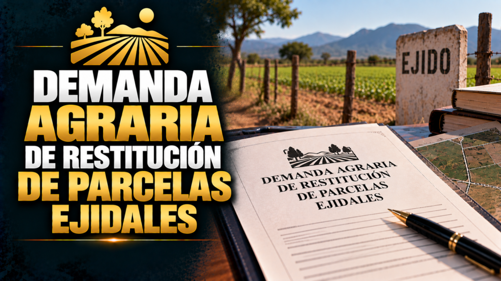 DEMANDA AGRARIA DE RESTITUCIÓN DE PARCELAS EJIDALES